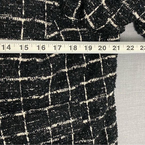 Autres Filles Blazer Jacket NEW Womens Sz 1X Black and White Windowpane Check - Picture 8 of 9